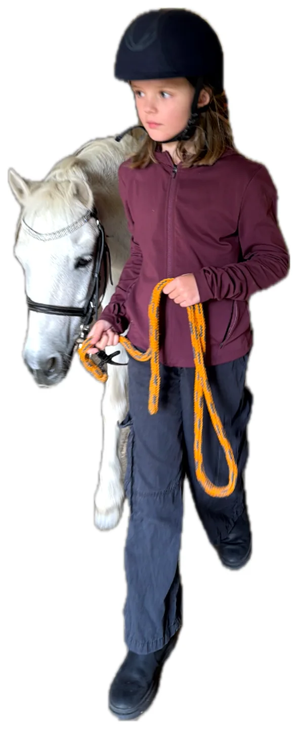 Sophia med sin hest